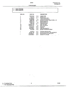 Top / Drawer Page 2 parts for Frigidaire Range 285860B from AppliancePartsPros.com