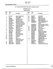 Basic Body Page 2 parts for Frigidaire Range 2881 from AppliancePartsPros.com