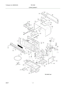 03 - Oven / Cabinet parts for Frigidaire Microwave FMV156DCF from AppliancePartsPros.com