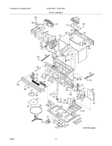 03 - Oven / Cabinet parts for Frigidaire Microwave GLMV169DBA from AppliancePartsPros.com