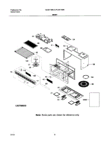09 - Body parts for Frigidaire Microwave GLMV168KQ4 from AppliancePartsPros.com