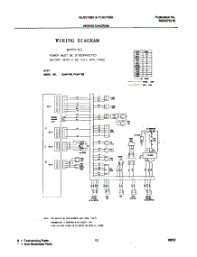 13 - Wiring Diagram parts for Frigidaire Microwave GLMV168KQ2 from AppliancePartsPros.com