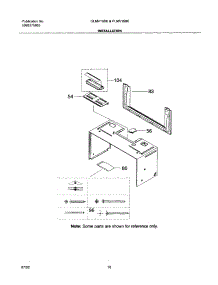 11 - Installation parts for Frigidaire Microwave GLMV168KS4 from AppliancePartsPros.com