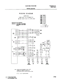 13 - Wiring Diagram parts for Frigidaire Microwave GLMV168KS4 from AppliancePartsPros.com