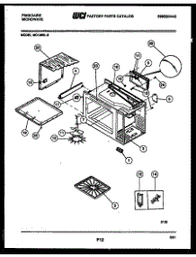 05 - Wrapper And Body Parts parts for Frigidaire Microwave MC1355L5 from AppliancePartsPros.com