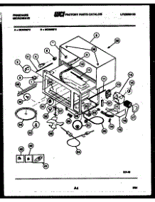 04 - Body Parts parts for Frigidaire Microwave MC850E2 from AppliancePartsPros.com