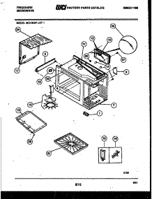 05 - Wrapper And Body Parts parts for Frigidaire Microwave MC1350P1 from AppliancePartsPros.com