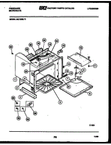 05 - Body Parts parts for Frigidaire Microwave MC1335L2 from AppliancePartsPros.com