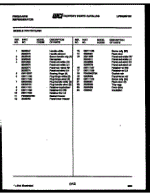 03 - Door Parts parts for Frigidaire Microwave MC1385L1 from AppliancePartsPros.com