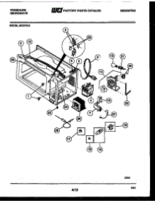 04 - Functional Parts parts for Frigidaire Microwave MC870L6 from AppliancePartsPros.com