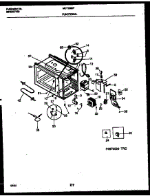 04 - Functional Parts parts for Frigidaire Microwave MCT1390P4 from AppliancePartsPros.com