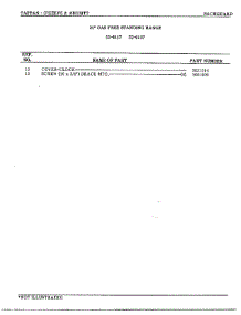 Backguard Page 3 parts for Frigidaire Range 32-0127 from AppliancePartsPros.com