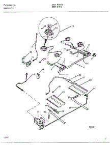 Gas Range Page 3 parts for Frigidaire Range 2873 from AppliancePartsPros.com
