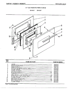 Visualite Door Page 2 parts for Frigidaire Range 32-0127 from AppliancePartsPros.com