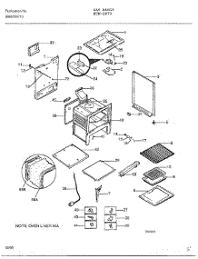 Gas Range Page 7 parts for Frigidaire Range 2873 from AppliancePartsPros.com