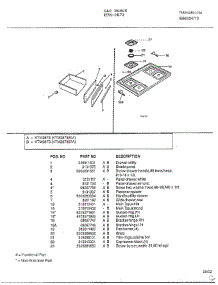 Gas Range Page 10 parts for Frigidaire Range 2873 from AppliancePartsPros.com