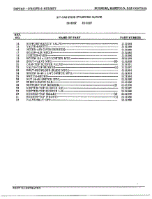 Burners, Manifold, Gas Control Page 4 parts for Frigidaire Range 32-0127 from AppliancePartsPros.com