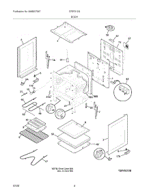 05 - Body parts for Frigidaire Range CFEF312GQB from AppliancePartsPros.com