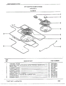 Element parts for Frigidaire Range 4427A from AppliancePartsPros.com