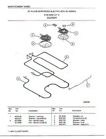 Element parts for Frigidaire Range 4829A from AppliancePartsPros.com