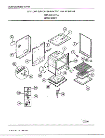 Basic Body parts for Frigidaire Range 4829A from AppliancePartsPros.com