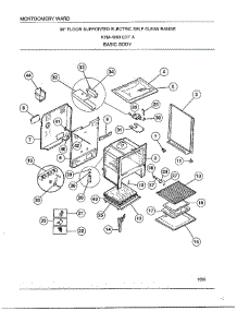 Basic Body parts for Frigidaire Range 4853A from AppliancePartsPros.com