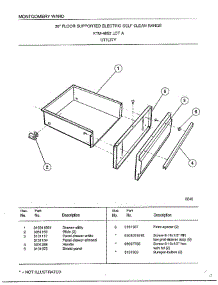 Utility parts for Frigidaire Range 4853A from AppliancePartsPros.com