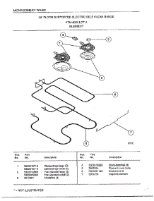Element parts for Frigidaire Range 4853A from AppliancePartsPros.com