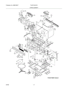 03 - Oven,Cabinet parts for Frigidaire Microwave PLMVZ169HCA from AppliancePartsPros.com
