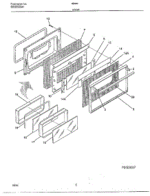 Door parts for Frigidaire Range 484440A from AppliancePartsPros.com