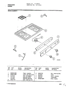 Frigidaire - Range Page 2 parts for Frigidaire Range 2221 from AppliancePartsPros.com