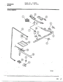 Frigidaire - Range Page 5 parts for Frigidaire Range 2221 from AppliancePartsPros.com
