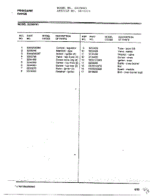 Frigidaire - Range Page 6 parts for Frigidaire Range 2221 from AppliancePartsPros.com