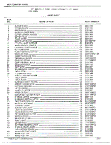 Basic Body Page 2 parts for Frigidaire Range 8488A from AppliancePartsPros.com