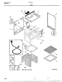 Body parts for Frigidaire Range 2813-80B from AppliancePartsPros.com