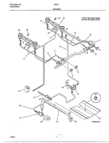 Burner parts for Frigidaire Range 282240A from AppliancePartsPros.com