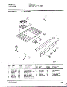 Frigidaire Gas Range Page 2 parts for Frigidaire Range 2241 from AppliancePartsPros.com