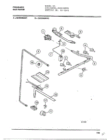 Frigidaire Gas Range Page 5 parts for Frigidaire Range 2241 from AppliancePartsPros.com