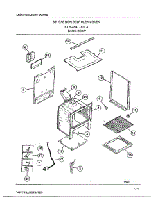 Basic Body parts for Frigidaire Range 2841A from AppliancePartsPros.com