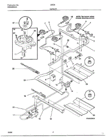 Burner parts for Frigidaire Range 285647D from AppliancePartsPros.com