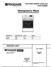 Gas Range / Front Cover parts for Frigidaire Range 285647A from AppliancePartsPros.com