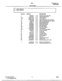 Backguard Page 2 parts for Frigidaire Range 285647A from AppliancePartsPros.com