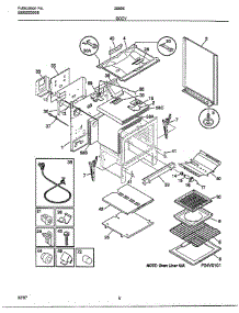 Body parts for Frigidaire Range 28586 from AppliancePartsPros.com