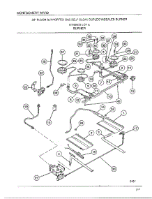Burner parts for Frigidaire Range 2872A from AppliancePartsPros.com