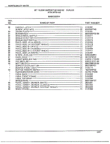 30" Floor / Basic Body Page 3 parts for Frigidaire Range 2478A from AppliancePartsPros.com