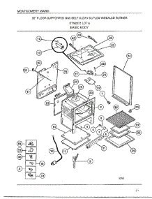 Basic Body parts for Frigidaire Range 2872A from AppliancePartsPros.com