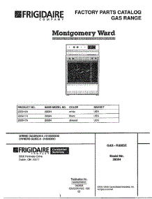 Gas Range / Front Cover parts for Frigidaire Range 285947A from AppliancePartsPros.com