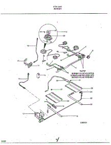 Burner parts for Frigidaire Range 2893 from AppliancePartsPros.com