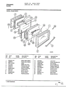 Frigidaire Range Page 2 parts for Frigidaire Range 4281 from AppliancePartsPros.com