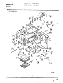 Frigidaire Range Page 3 parts for Frigidaire Range 4281 from AppliancePartsPros.com